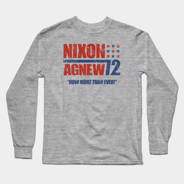 Nixon Agnew 1972 Long Sleeve T-Shirt by JCD666